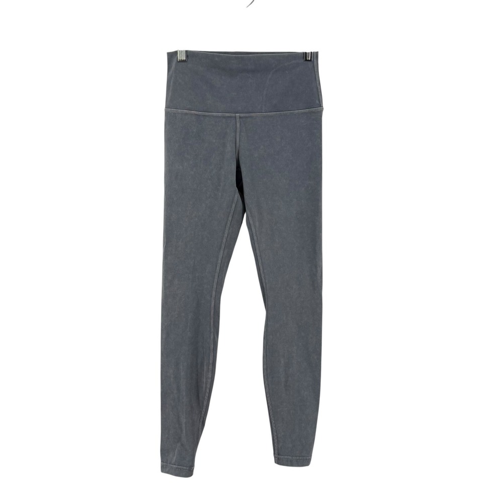 Lululemon Wunder Under 28 Leggings Size 6 Washed Moon Blue Acid Wash